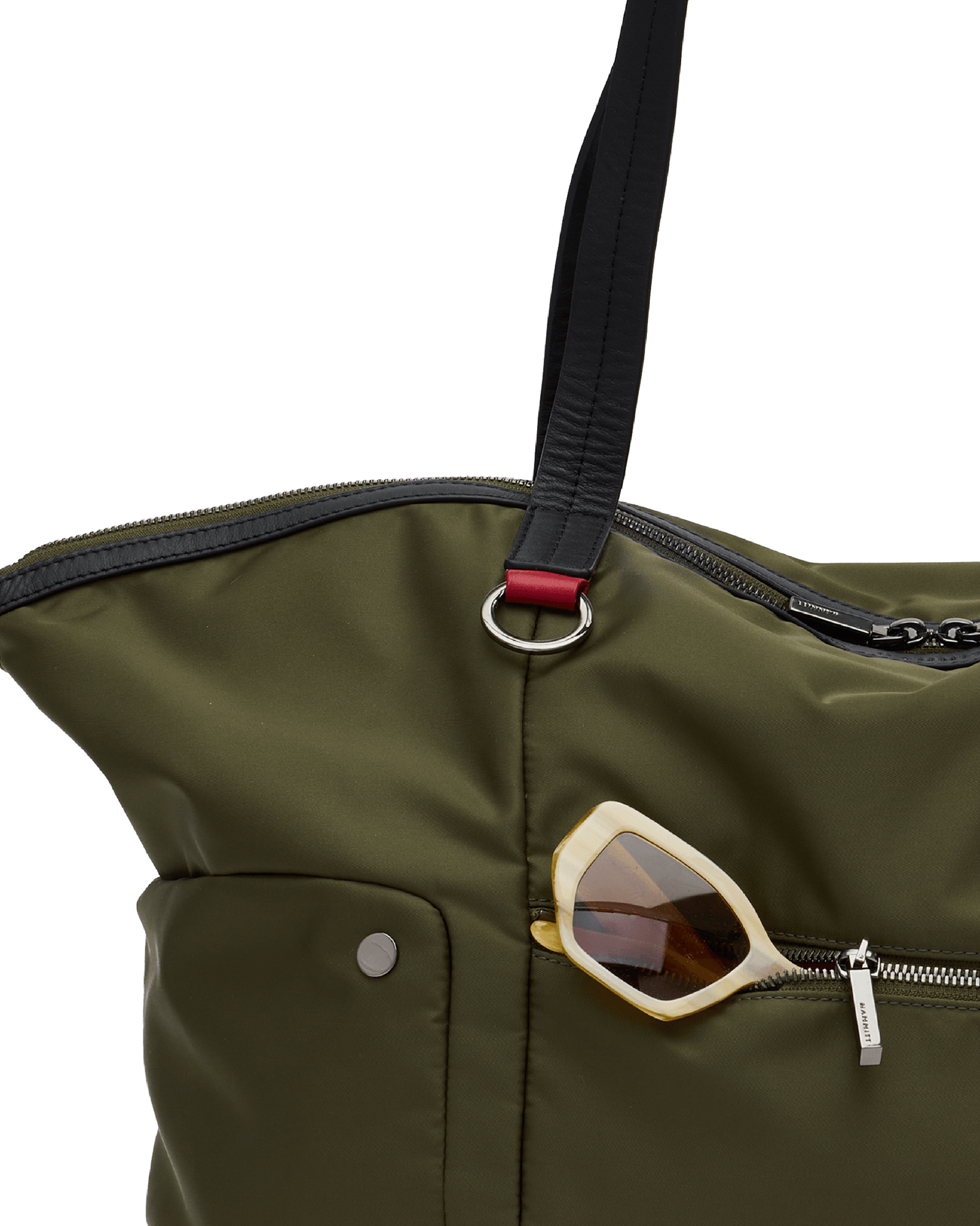 Zoe-Tote-Jade-Nylon-GM-Front-View-Detail
