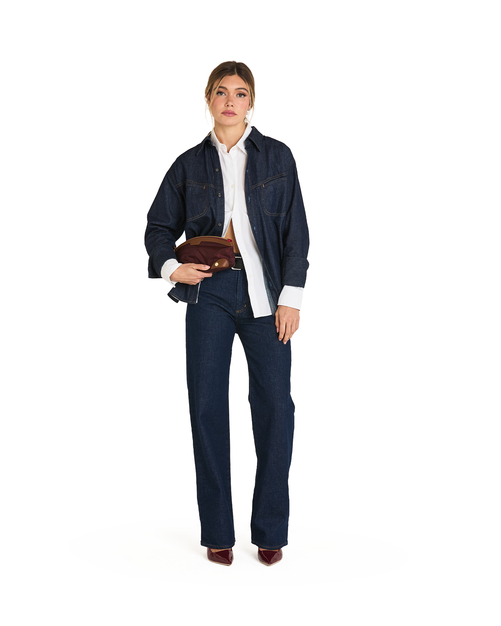 Model height is 5'9''