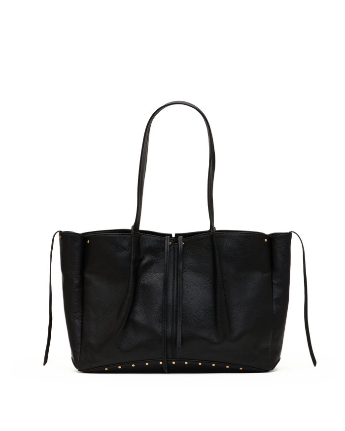 Meryl Carryall | Black/Brushed Gold
