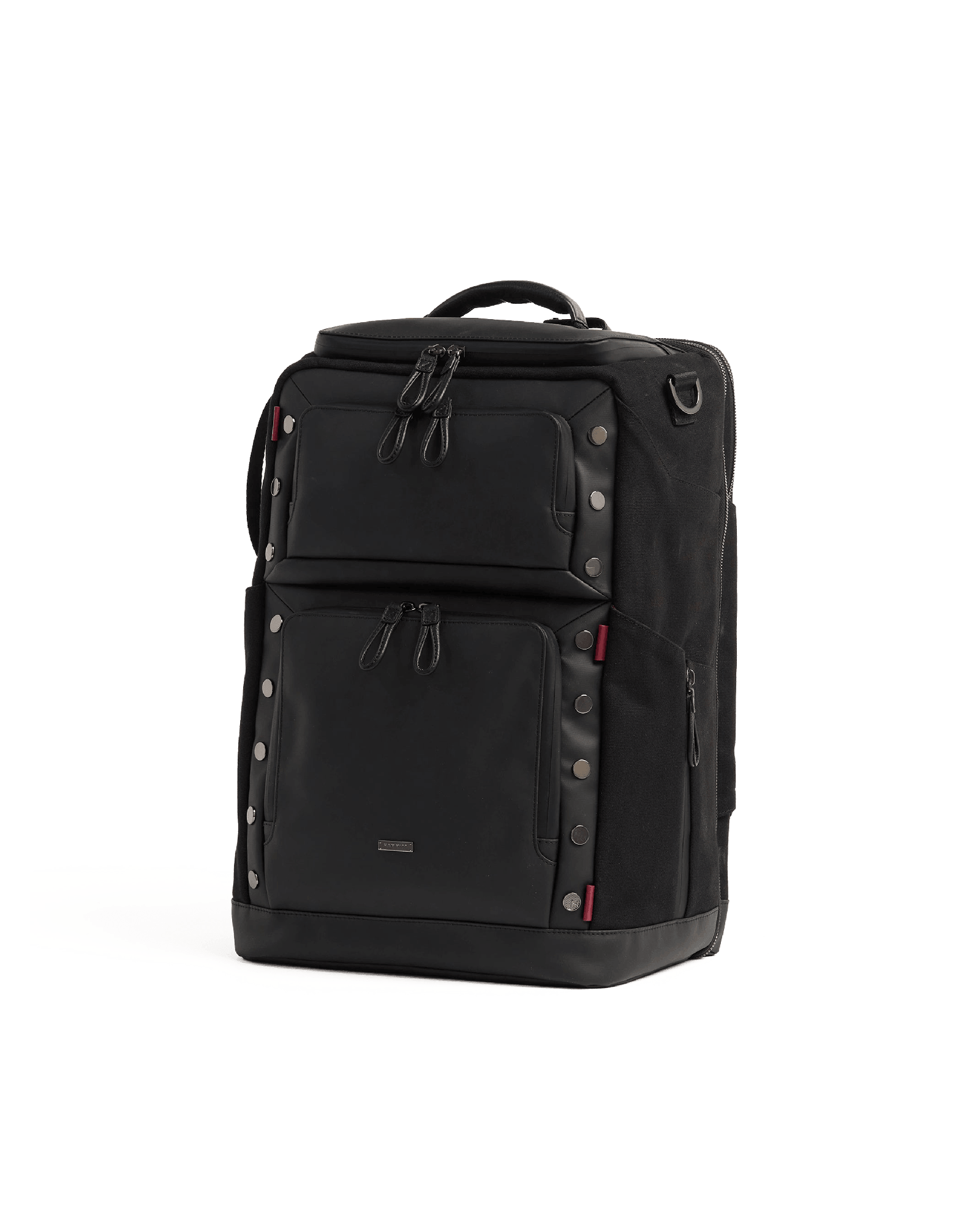 Burbank-Backpack-Black-Nylon-Front-View-2