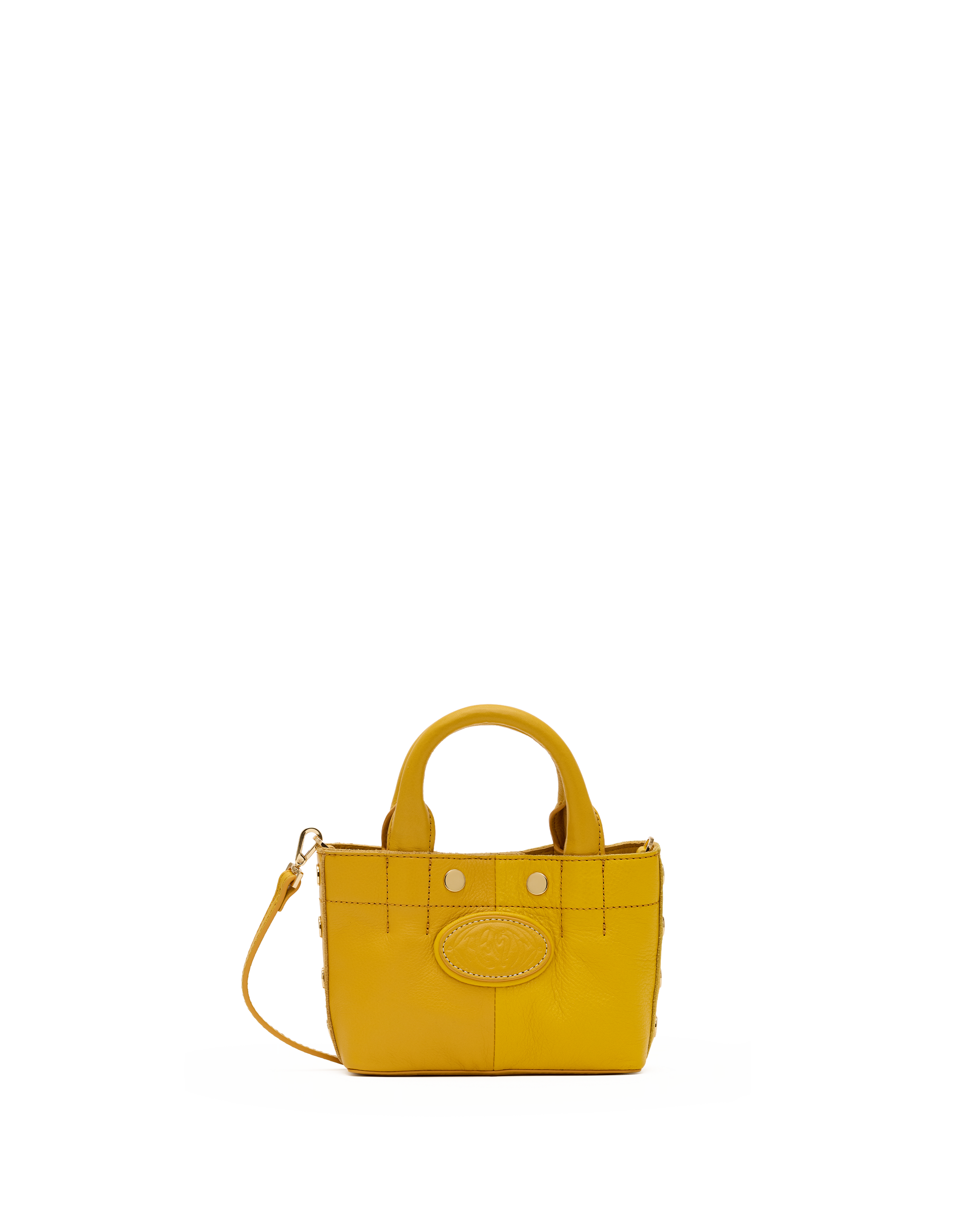 Olympia-Tote-Mini-Double-Yellow-G-Front-View