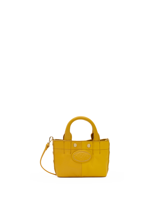 Olympia-Tote-Mini-Double-Yellow-G-Front-View