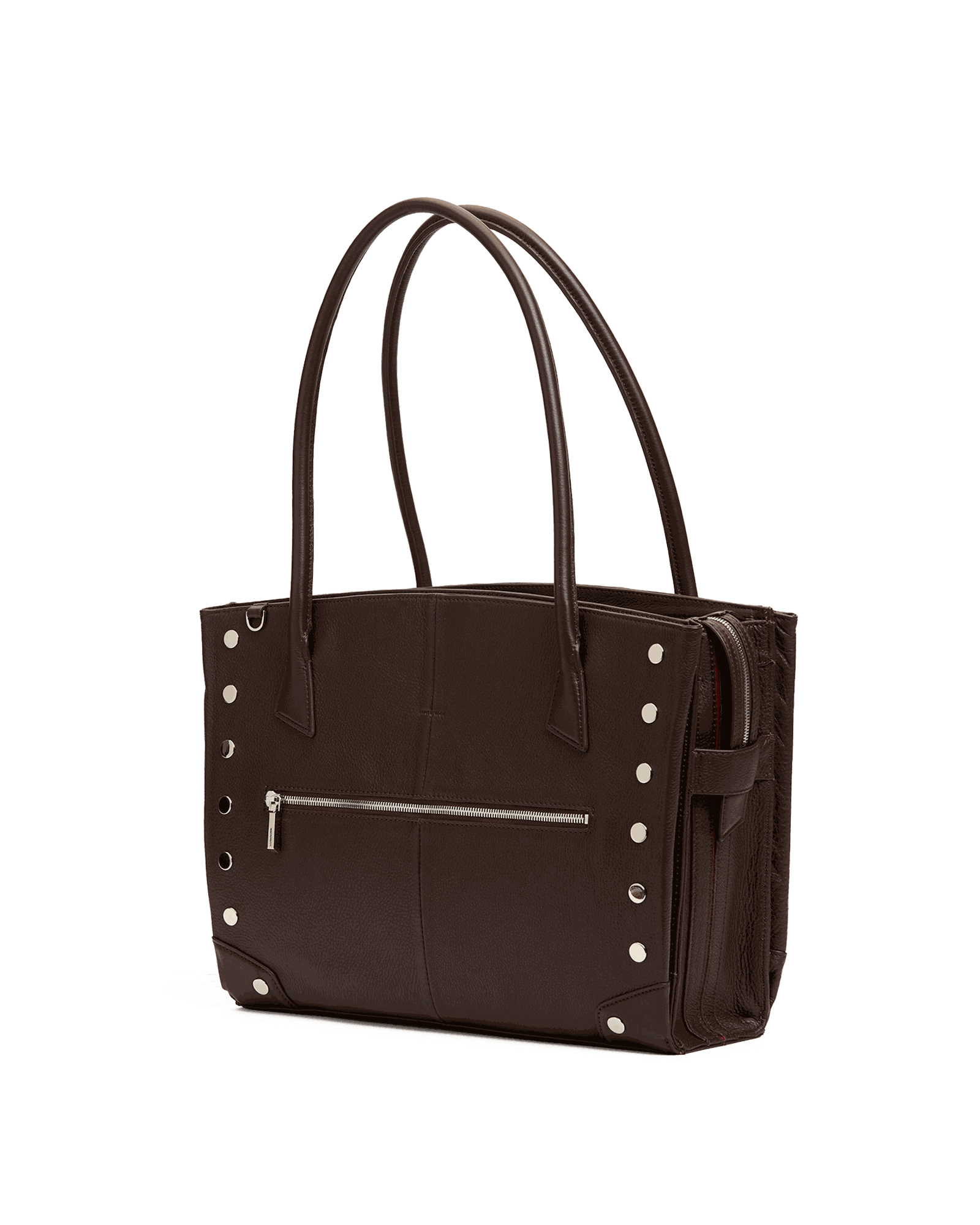 Elle-Work-Carry-Espresso-Pebble-S-Front-View-2
