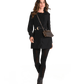Model height is 5'9.5''