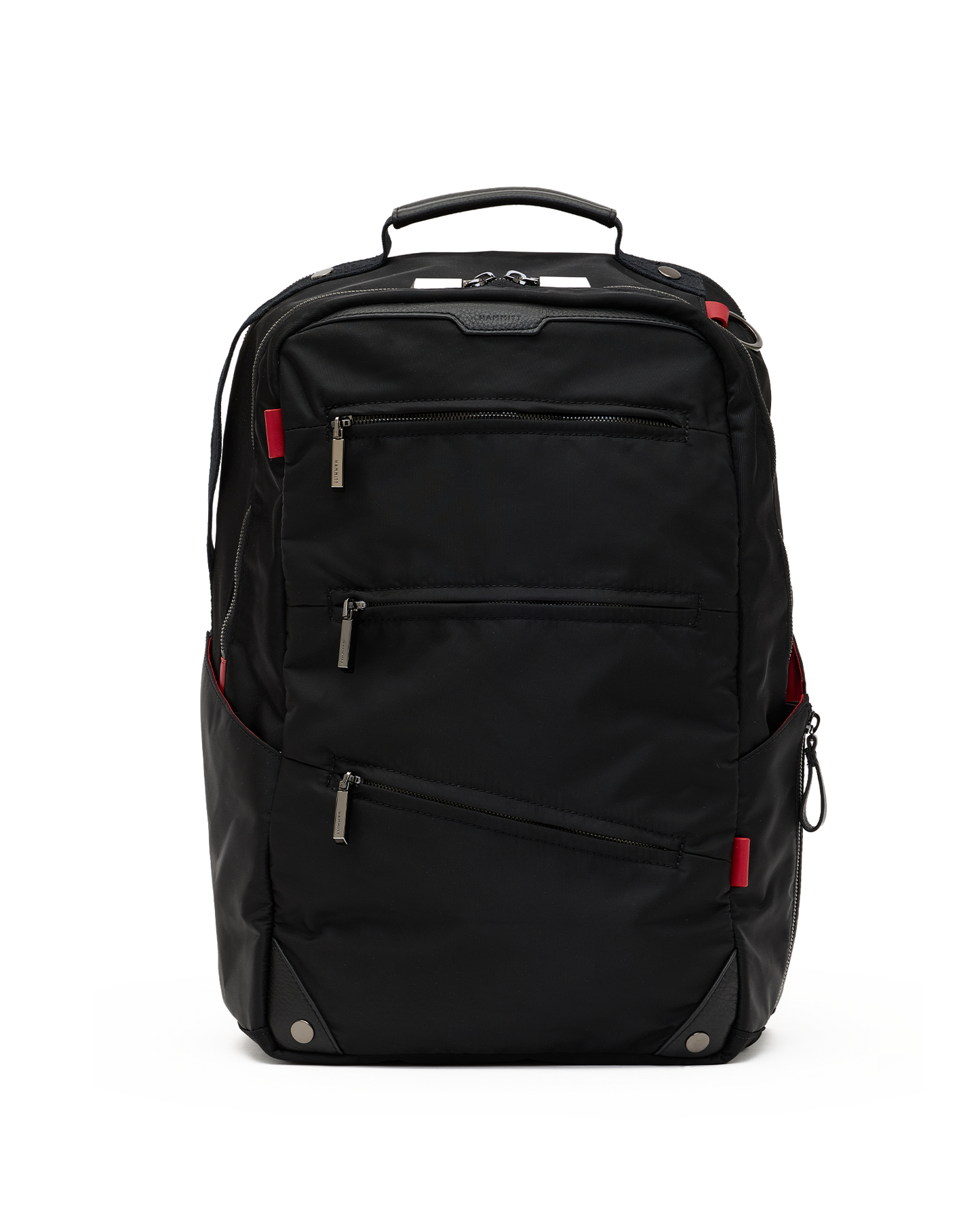 Eden-Backpack-Black-Nylon-GM-Front-View-2