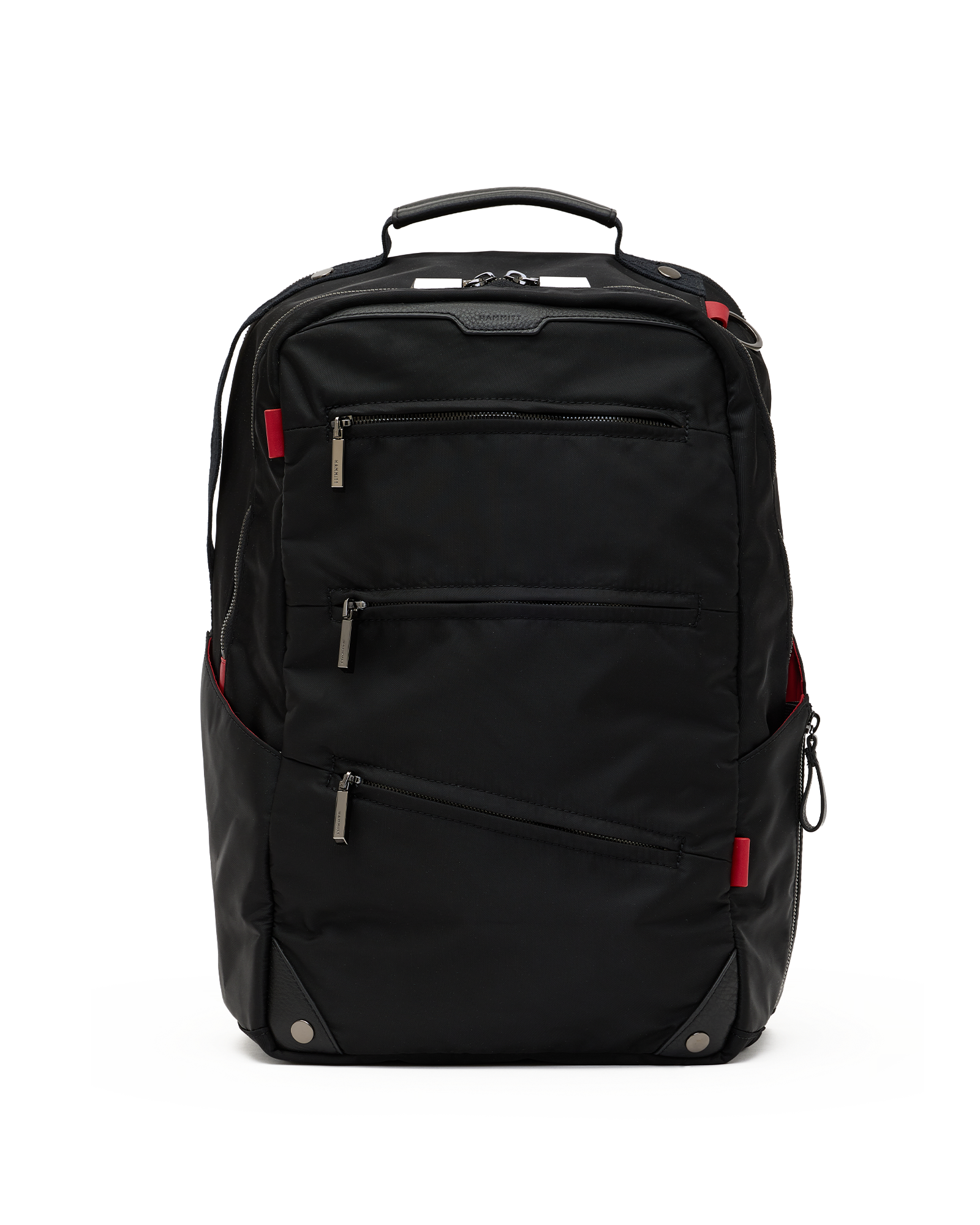 Eden-Backpack-Black-Nylon-GM-Front-View-2
