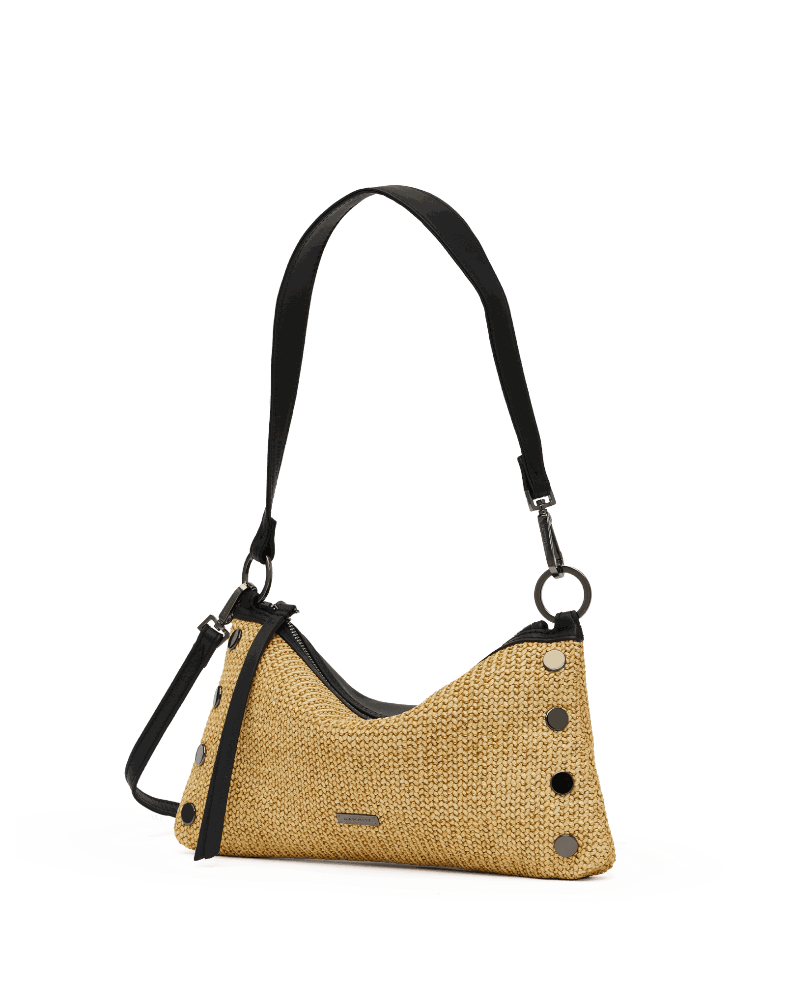 Kyle-Noir-Smooth-Raffia-GM-Front-View