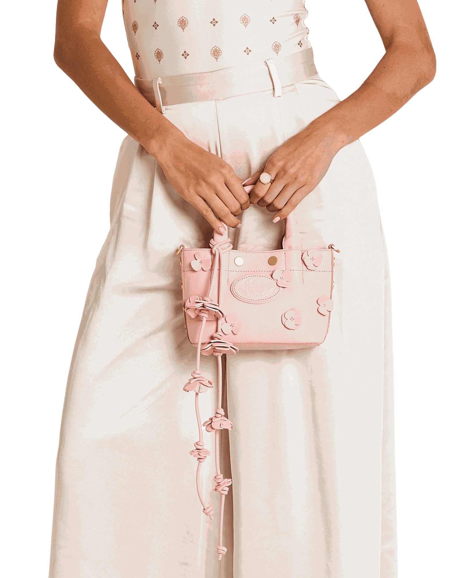 Olympia-Tote-Mini-Flamingo-Flora-BG-Model-View-2