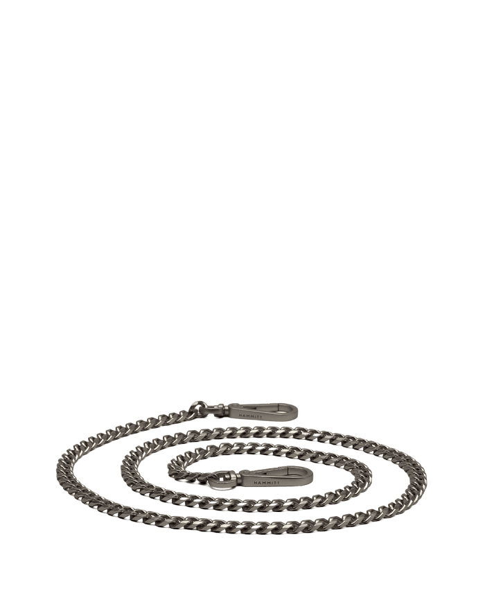Metal Chain Long Strap | Gunmetal
