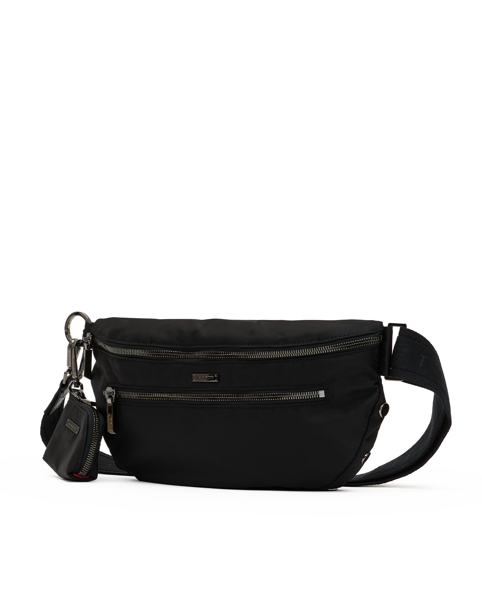 Charles-Crossbody-Lrg-Black-Nylon-GM-Front-View-2