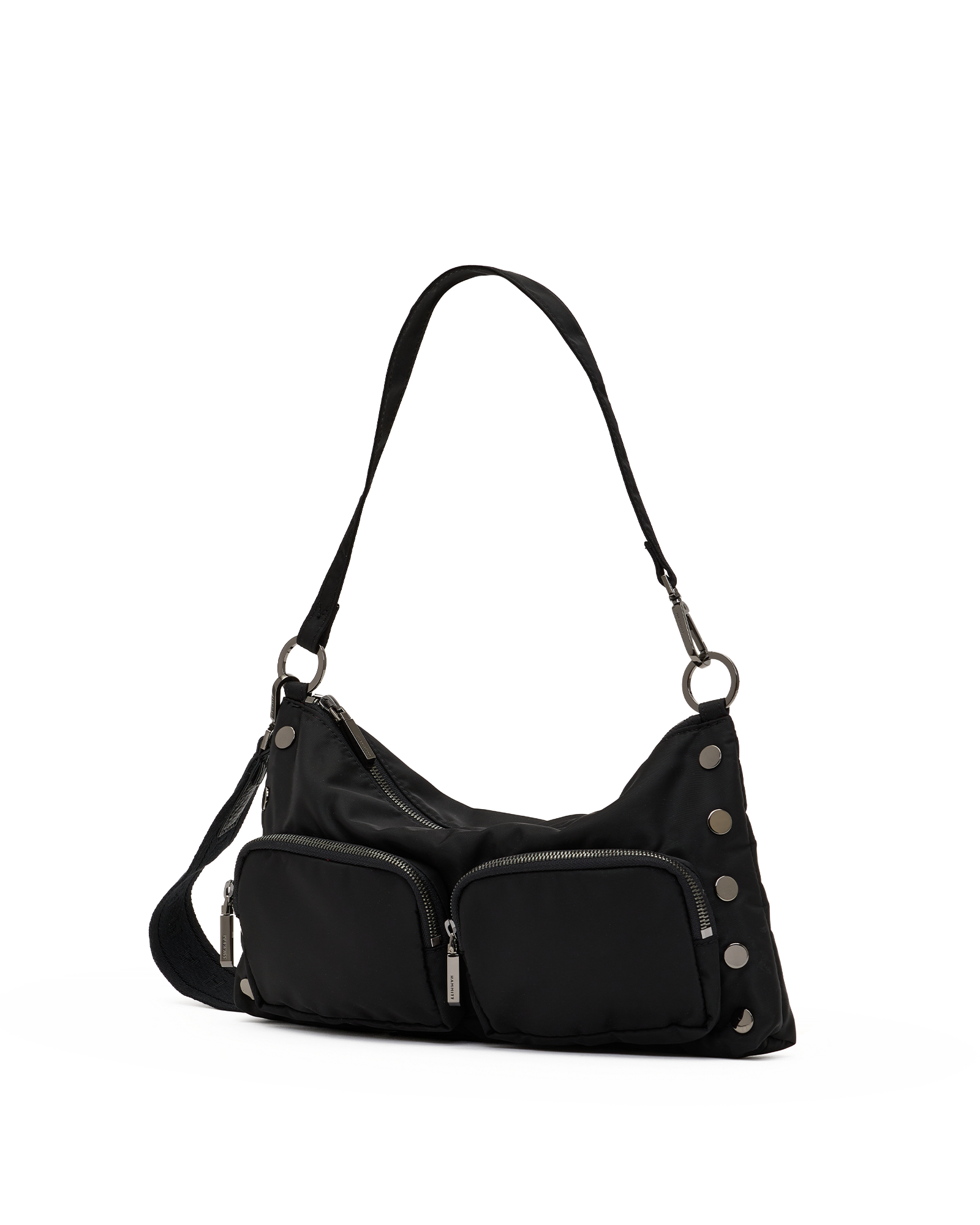 Kyle-Med-Black-Nylon-GM-Front-View-2