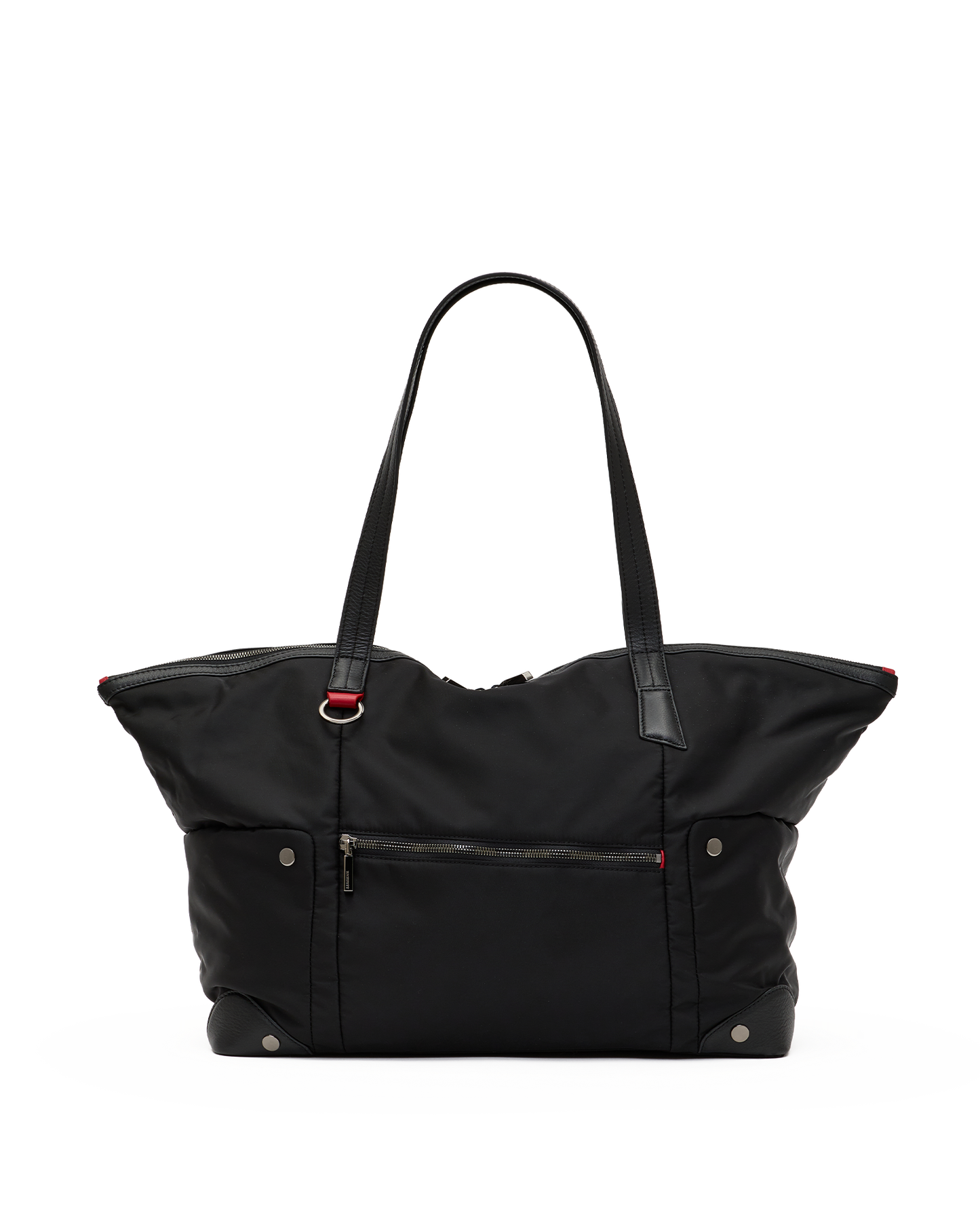 Zoe-Tote-Black-Nylon-GM-Front-View