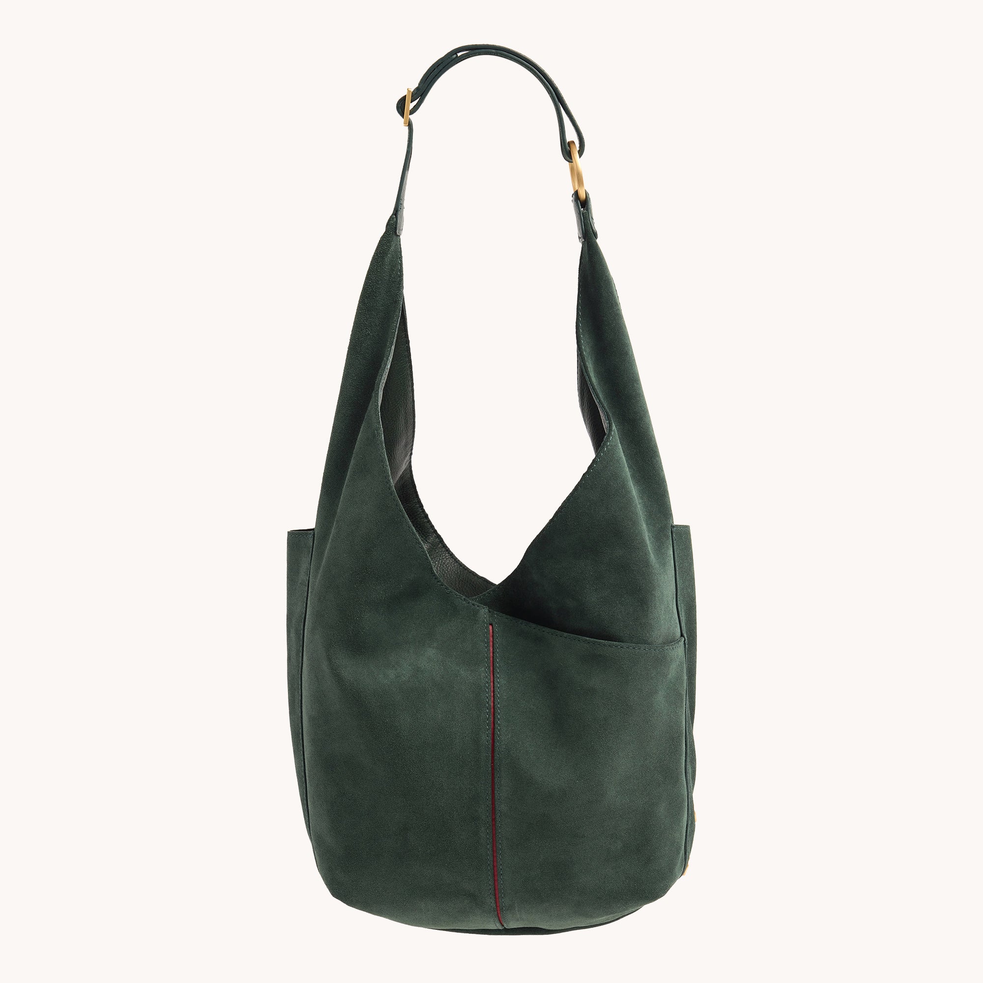 Tom Zip Green Room Suede Brushed Gold 840220515911 HAMMITT
