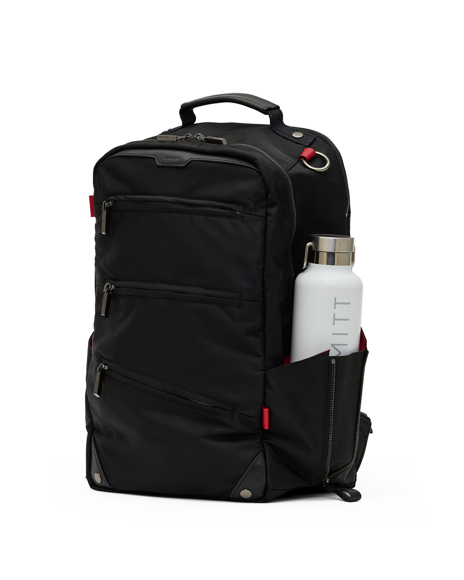 Eden-Backpack-Black-Nylon-GM-Front-View-3