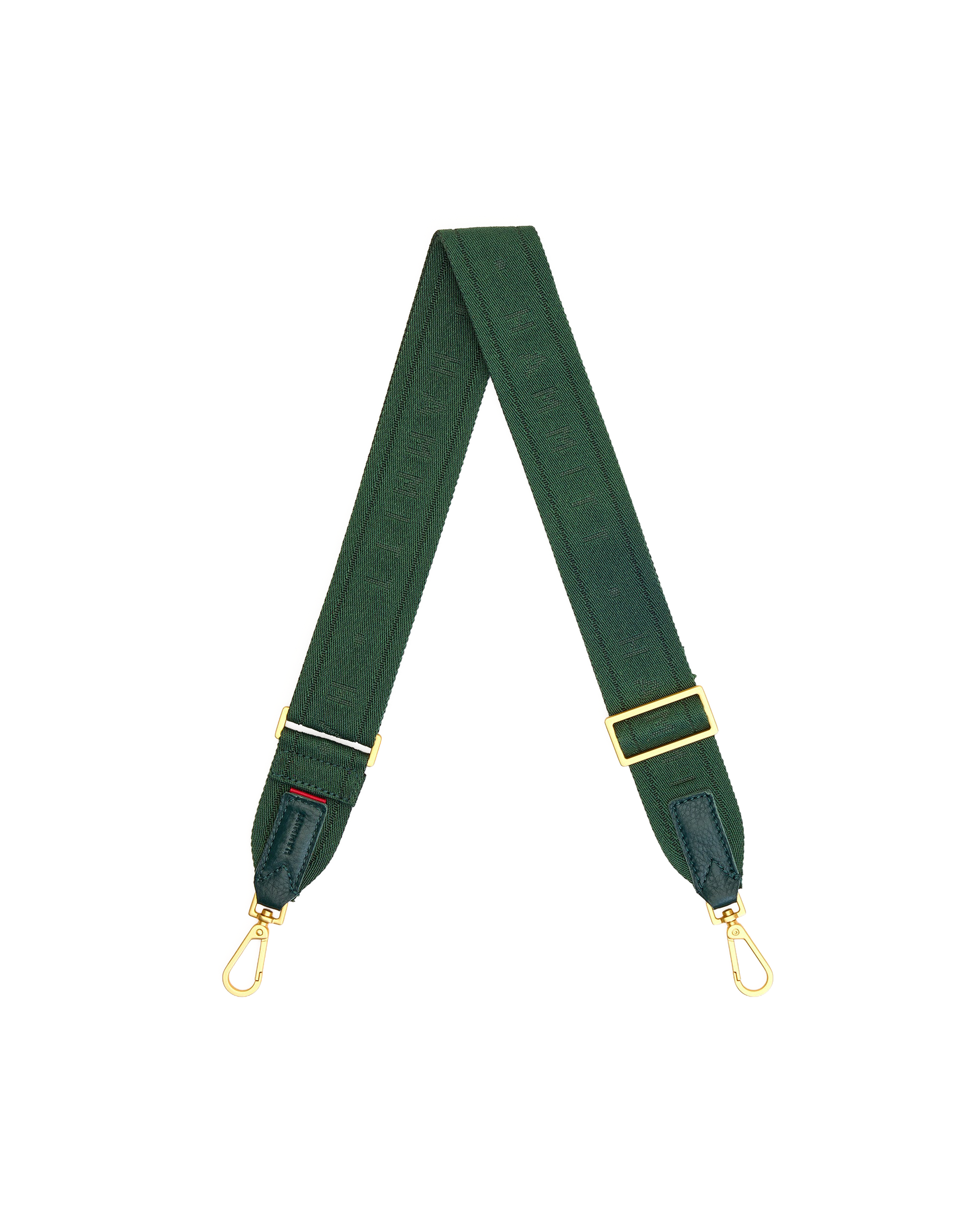 Webbing Crossbody Strap-Grove Green-BG-Back-View