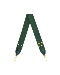 Webbing Crossbody Strap-Grove Green-BG-Back-View