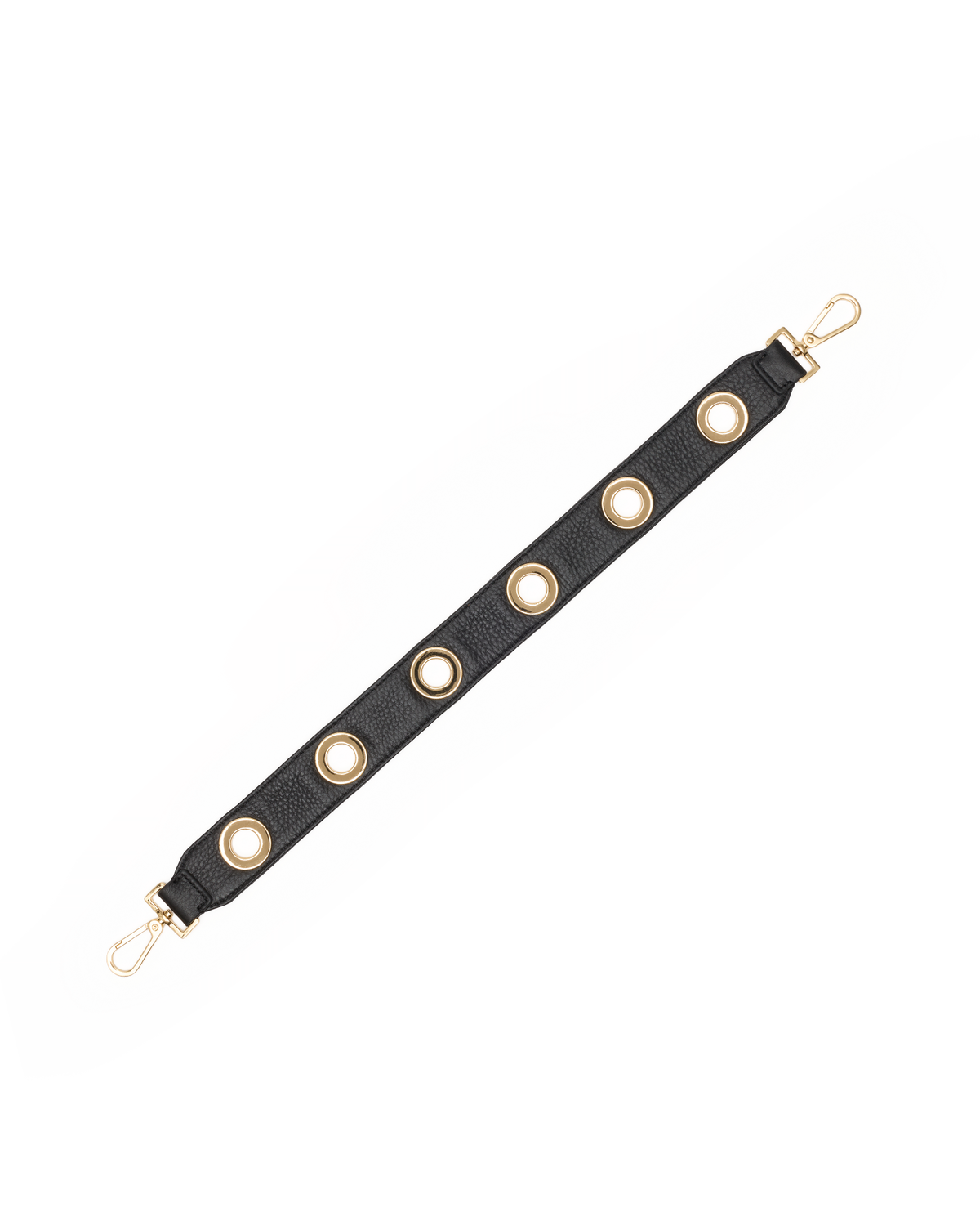 Grommet-Short-Strap-Black-G-Front-View
