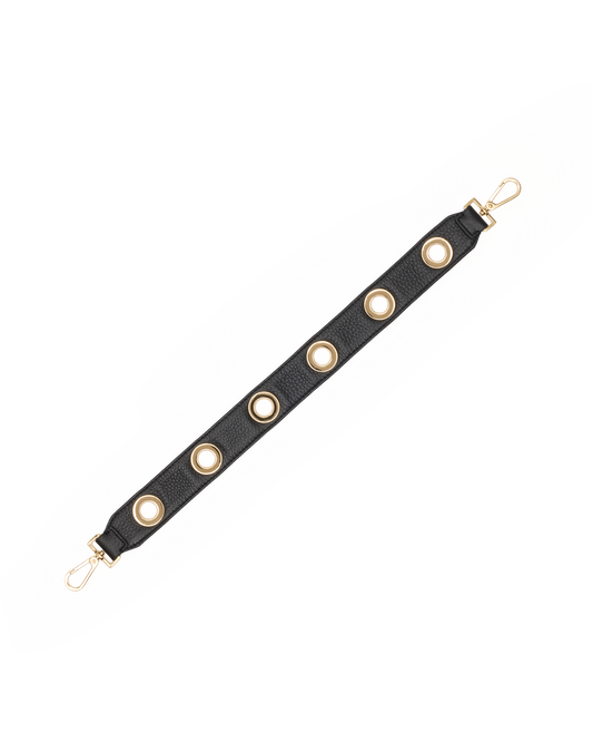 Grommet-Short-Strap-Black-G-Front-View