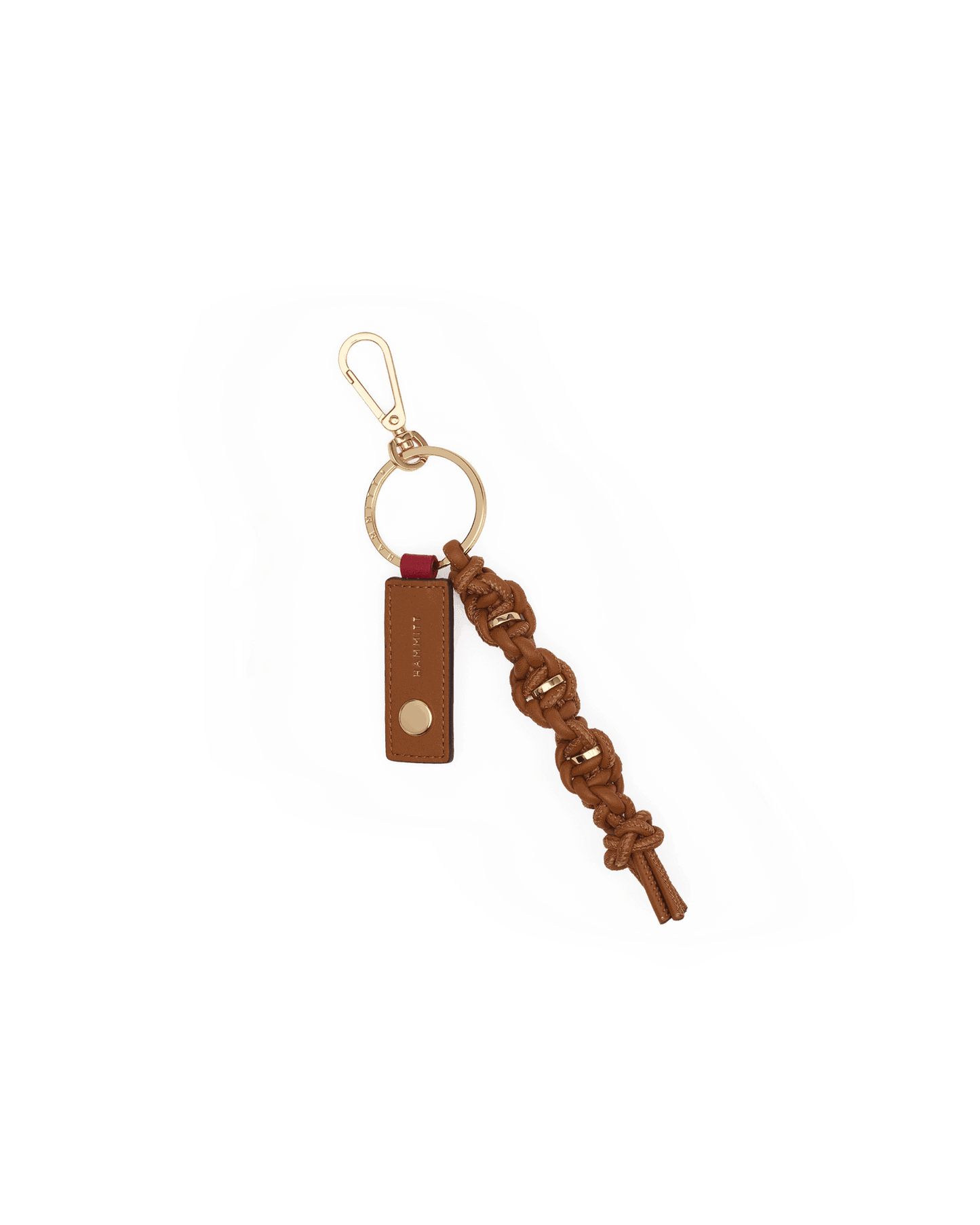 Knotted-Key-Ring-Cocoa-G-Front-View