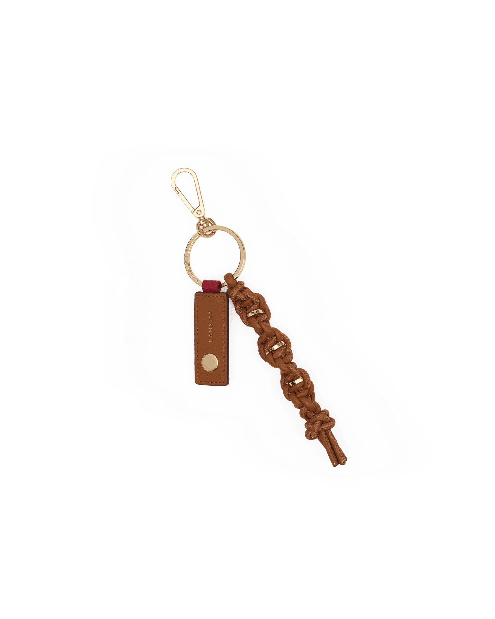 Knotted-Key-Ring-Cocoa-G-Front-View