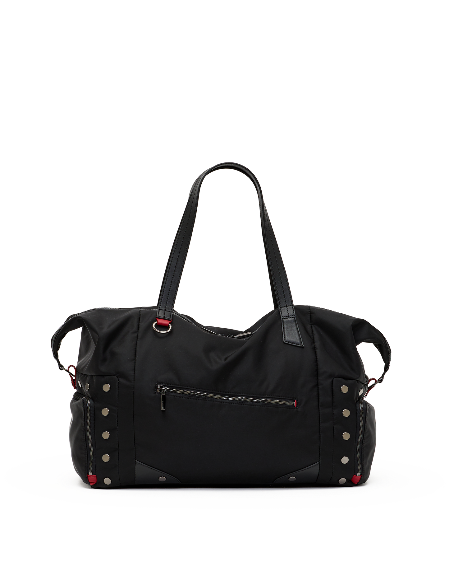 Ivy-Weekender-Black-Nylon-GM-Front-View