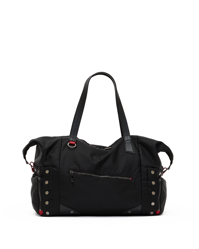Ivy Weekender | Black Nylon/Gunmetal