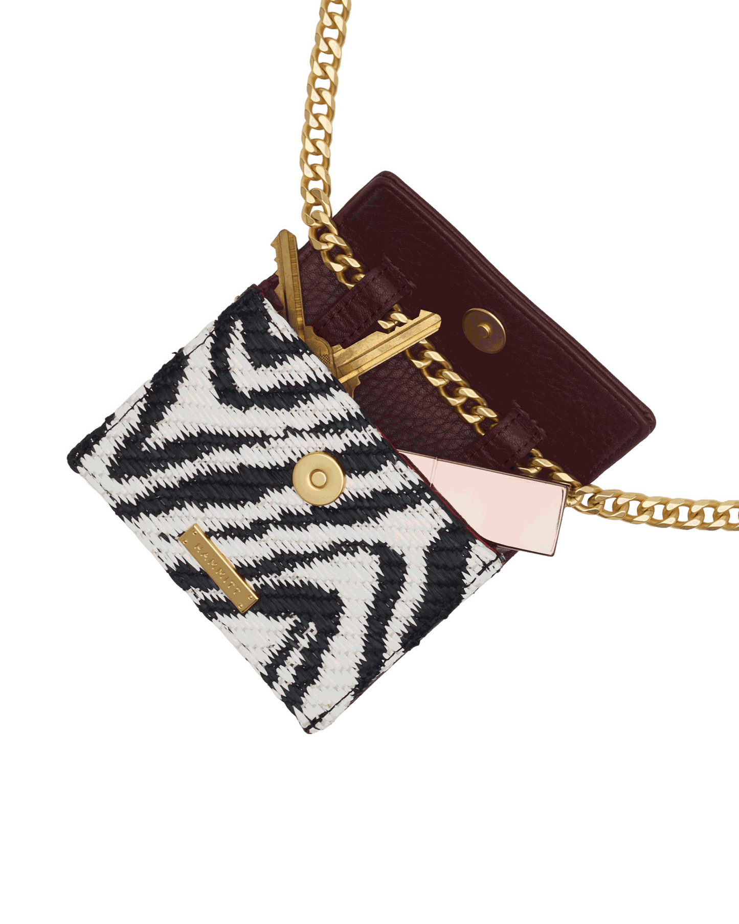 V. Pinchar Beauty バンダ Montana Mini On Chain One Size | Soft Leather Wallet | HAMMITT