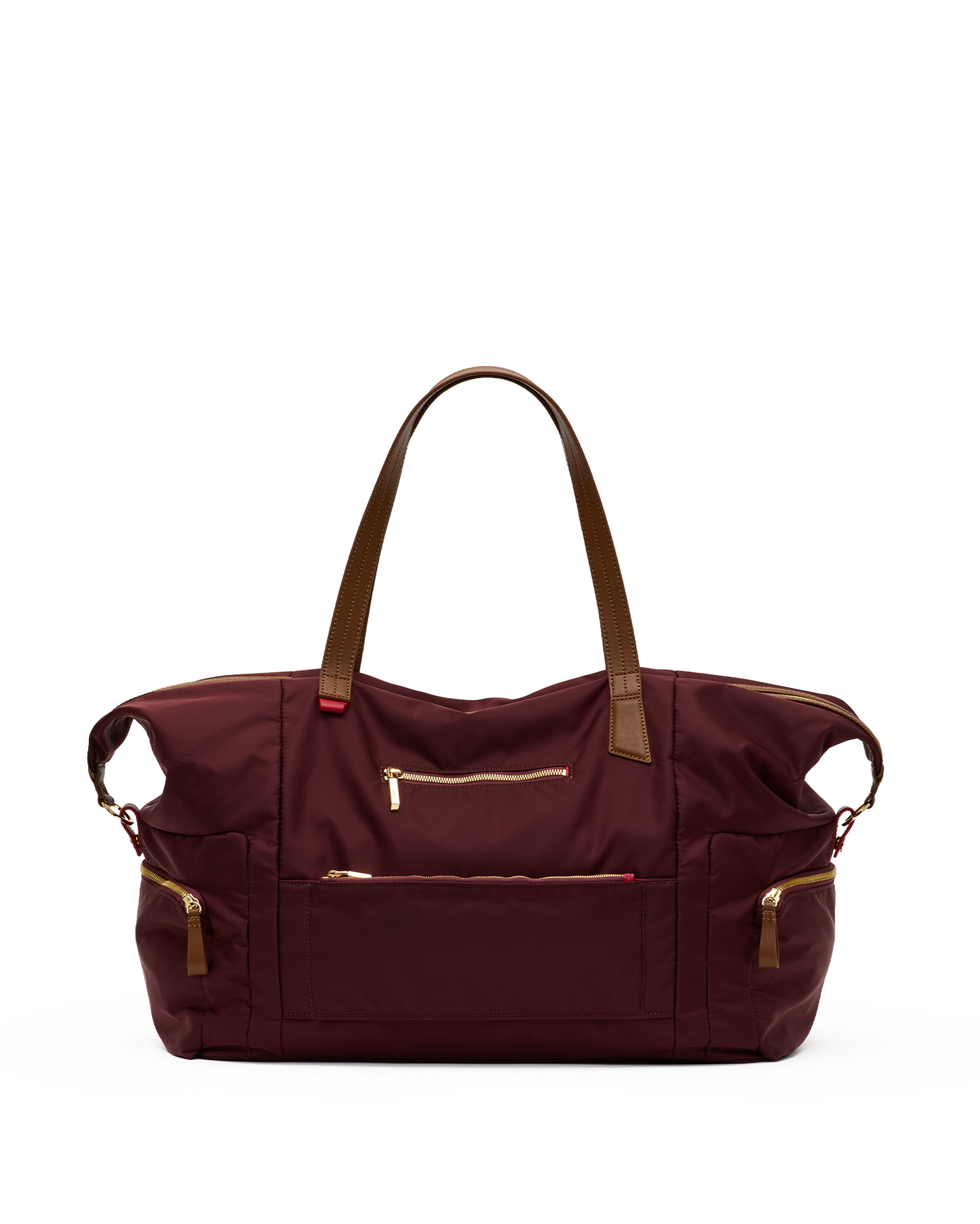 Ivy-Weekender-Wine-Nylon-G-Detail-View-1