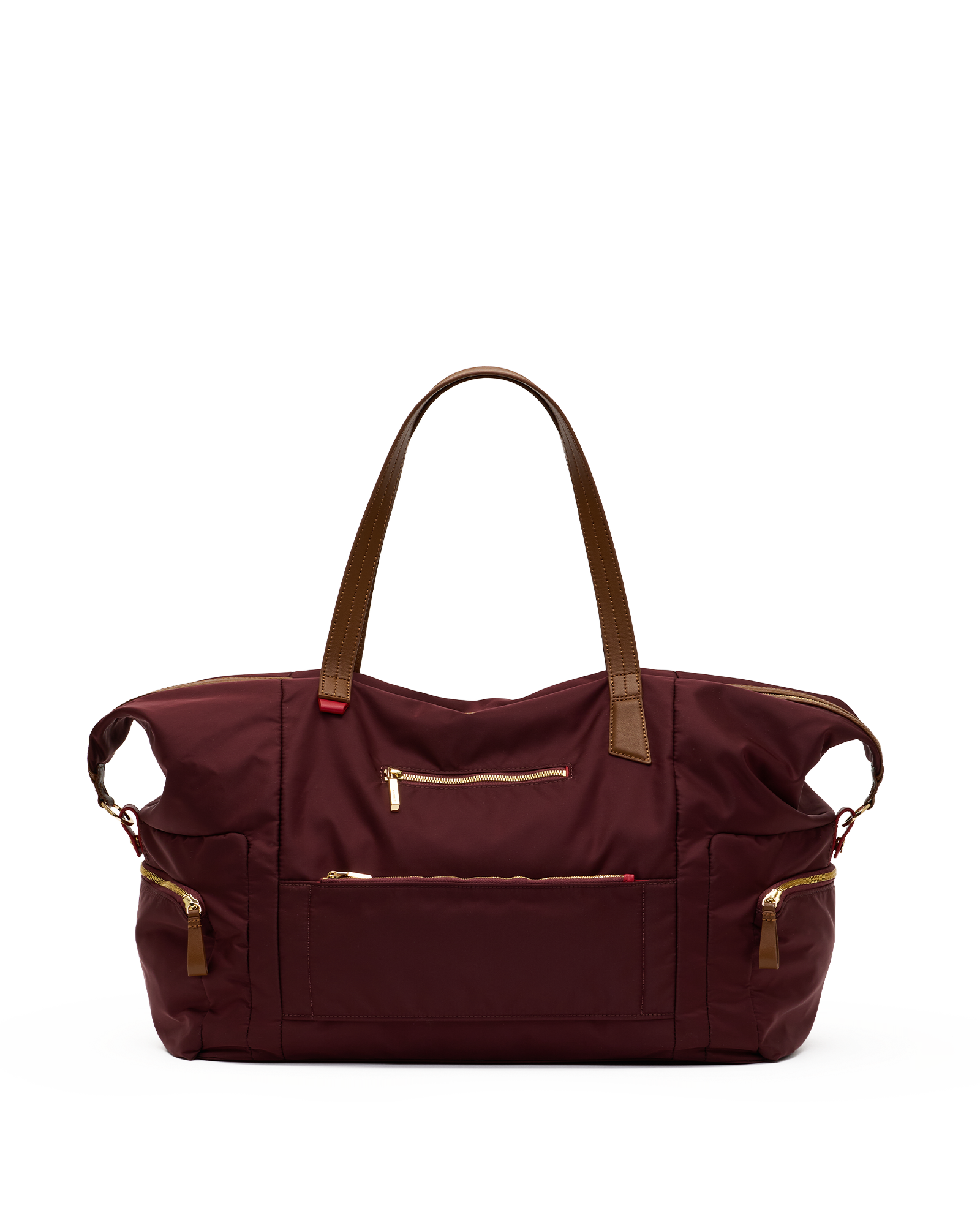 Ivy-Weekender-Wine-Nylon-G-Detail-View-1