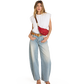 Model height is 5'9''