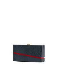Soiree-Clutch-Carrara-Black-BG-Front-View