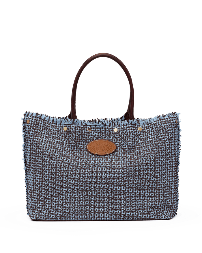 Olympia Tote | Blueberry Sorbet/Gold