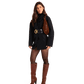 Model height is 5'9.5''