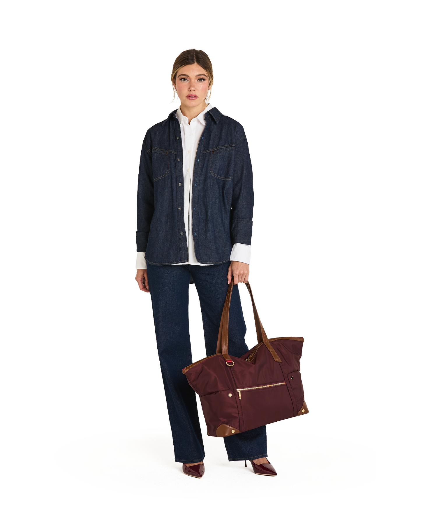 Model height is 5'9''