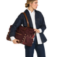 Ivy-Weekender-Wine-Nylon-G-Model-View