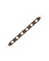 Grommet Strap | Espresso Pebble/Brushed Gold | Short