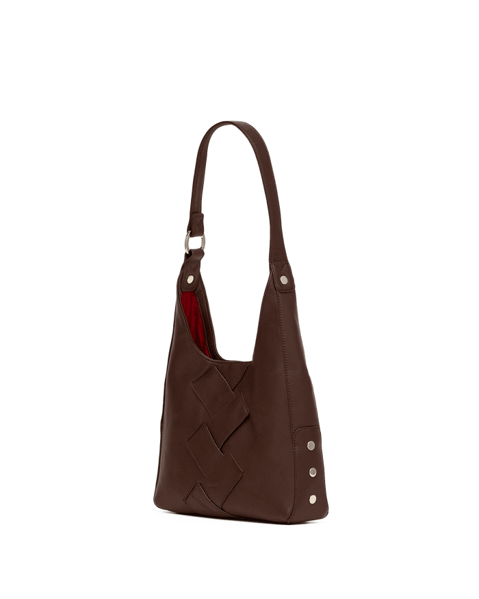 Tim | Espresso Pebble Weave/Silver | Med
