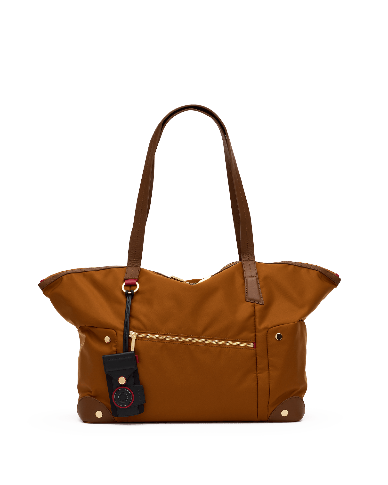Zoe-Tote-Amber-Nylon-G-Detail-View
