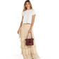 Model height is 5'9''