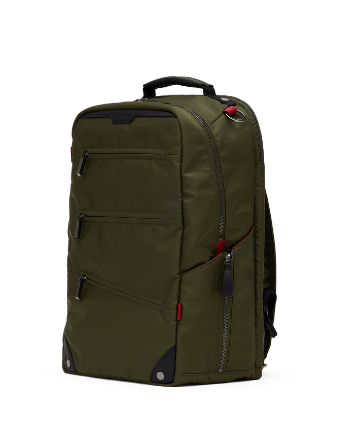 Eden Backpack | Jade Nylon/Gunmetal