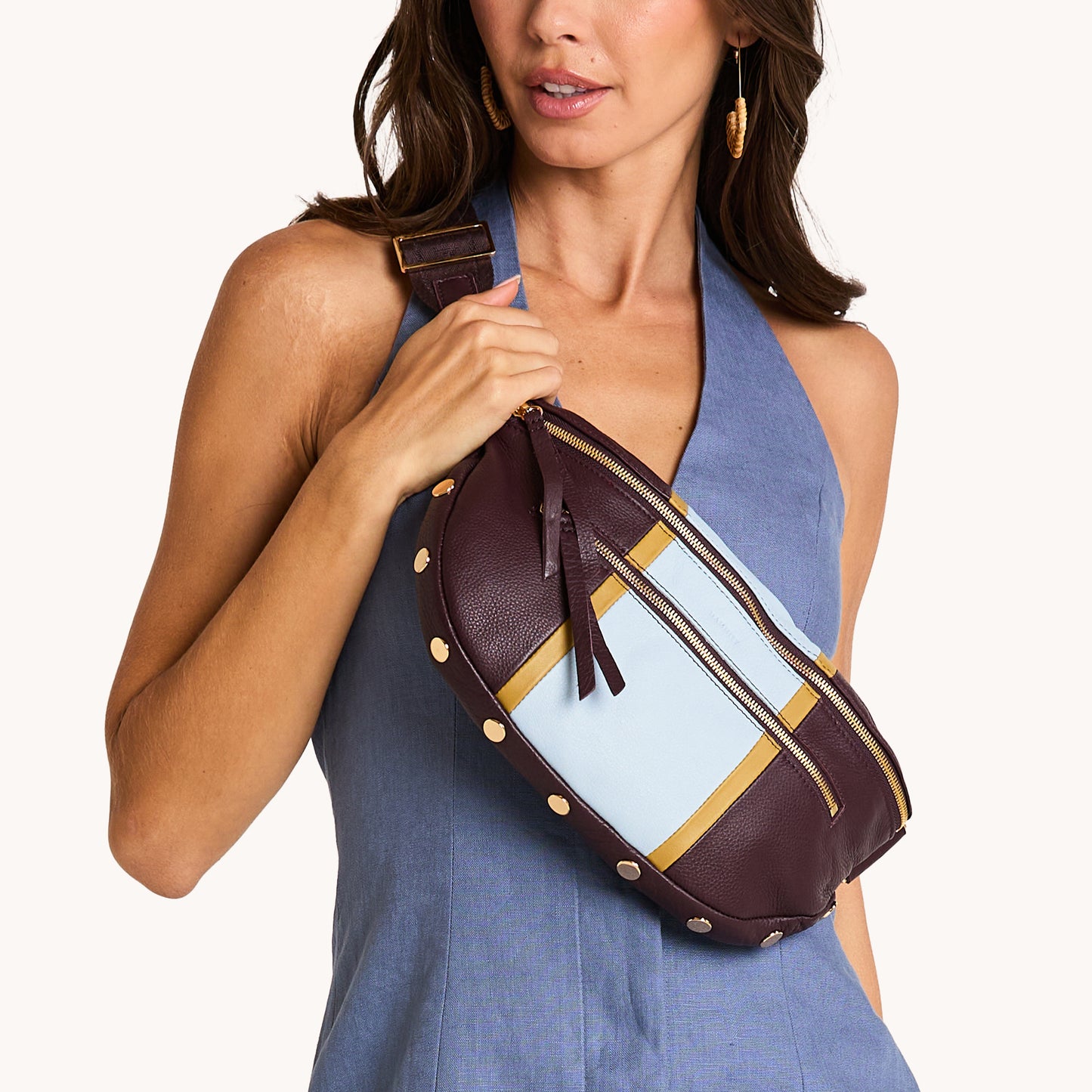 Charles-Crossbody-Lrg-Regatta-Stripe-G-Model-View-3