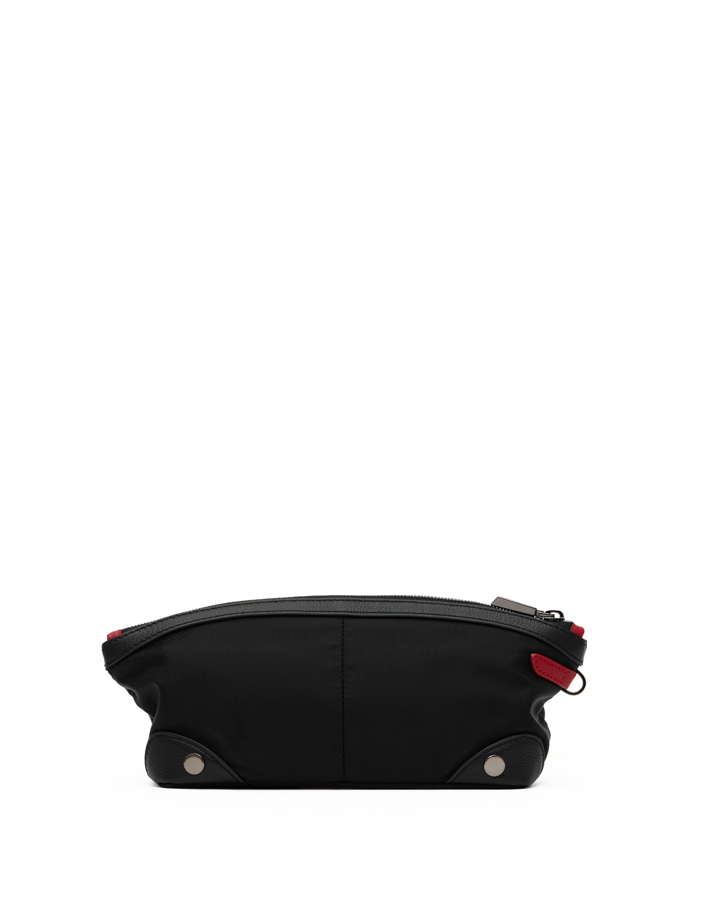 Nicky-Travel-Pouch-Short-Black-Nylon-GM-Back-View-Detail