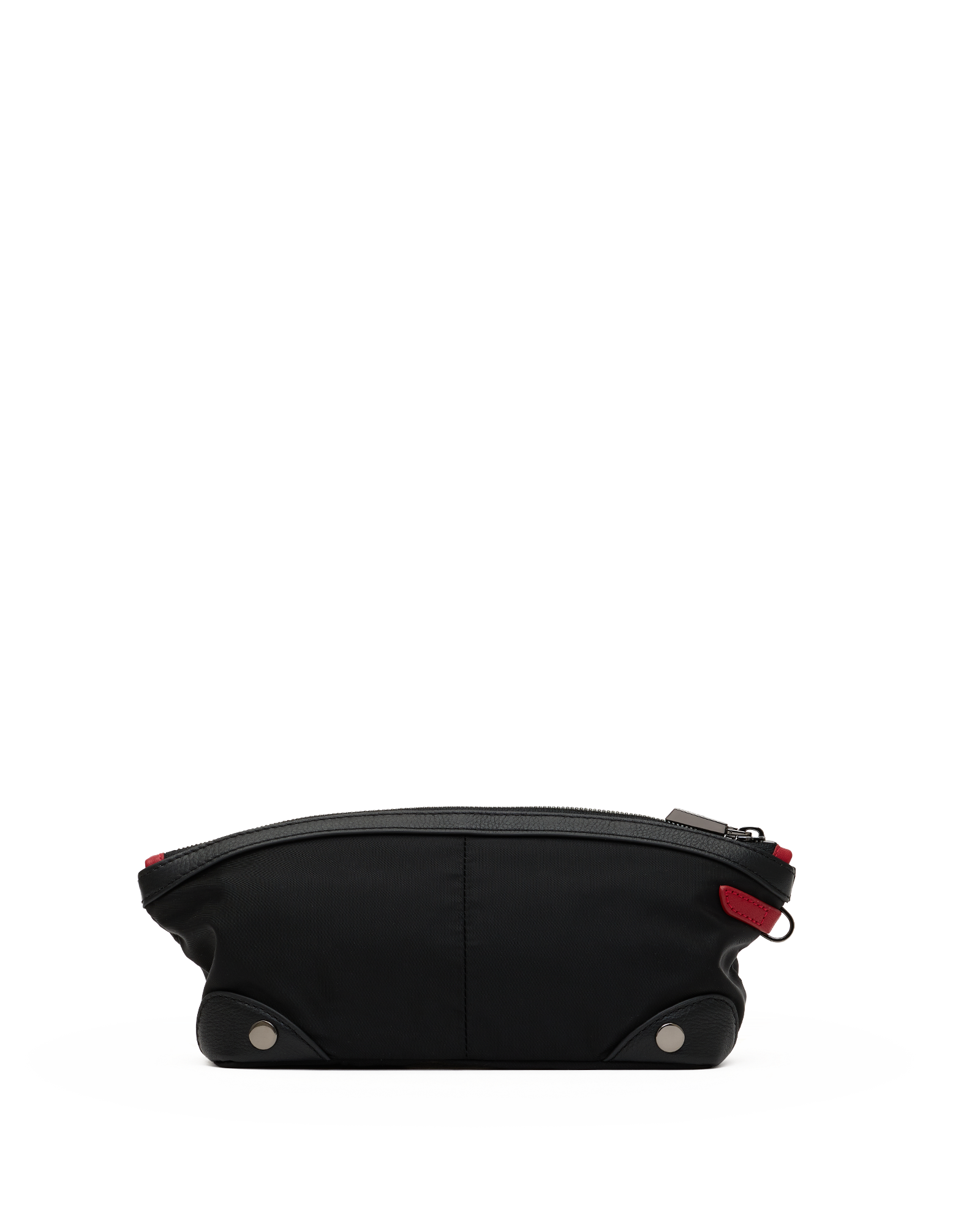 Nicky-Travel-Pouch-Short-Black-Nylon-GM-Back-View-Detail