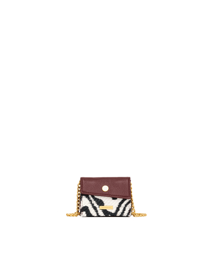Montana Pendant | Zebra/Brushed Gold