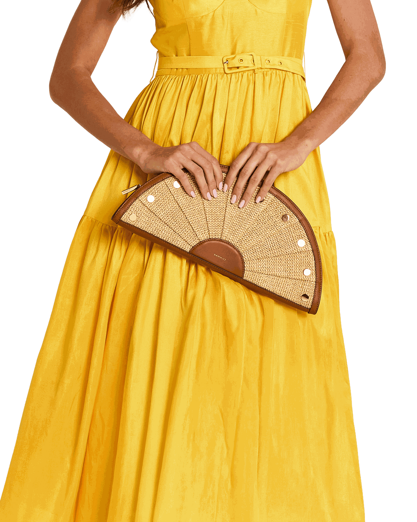 Shelley-Clutch-Cocoa-Raffia-G-Model-View-2