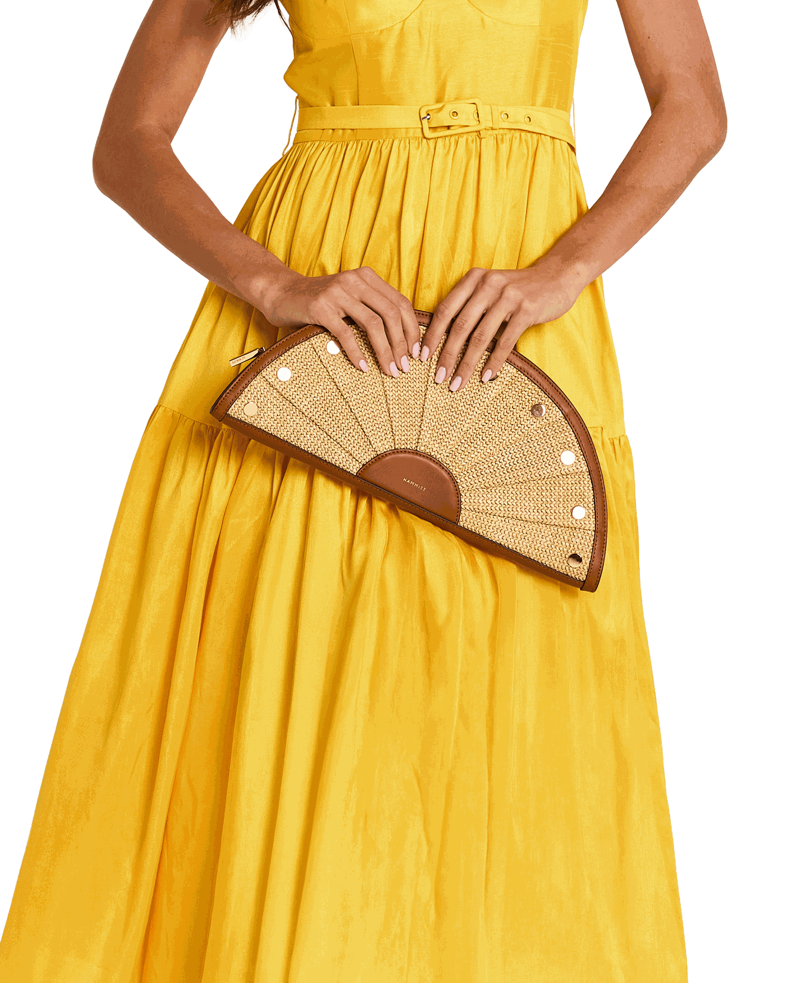 Shelley-Clutch-Cocoa-Raffia-G-Model-View-2
