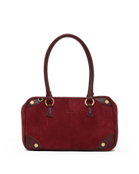 Meredith | Cherrywood Suede/Brushed Gold | Med