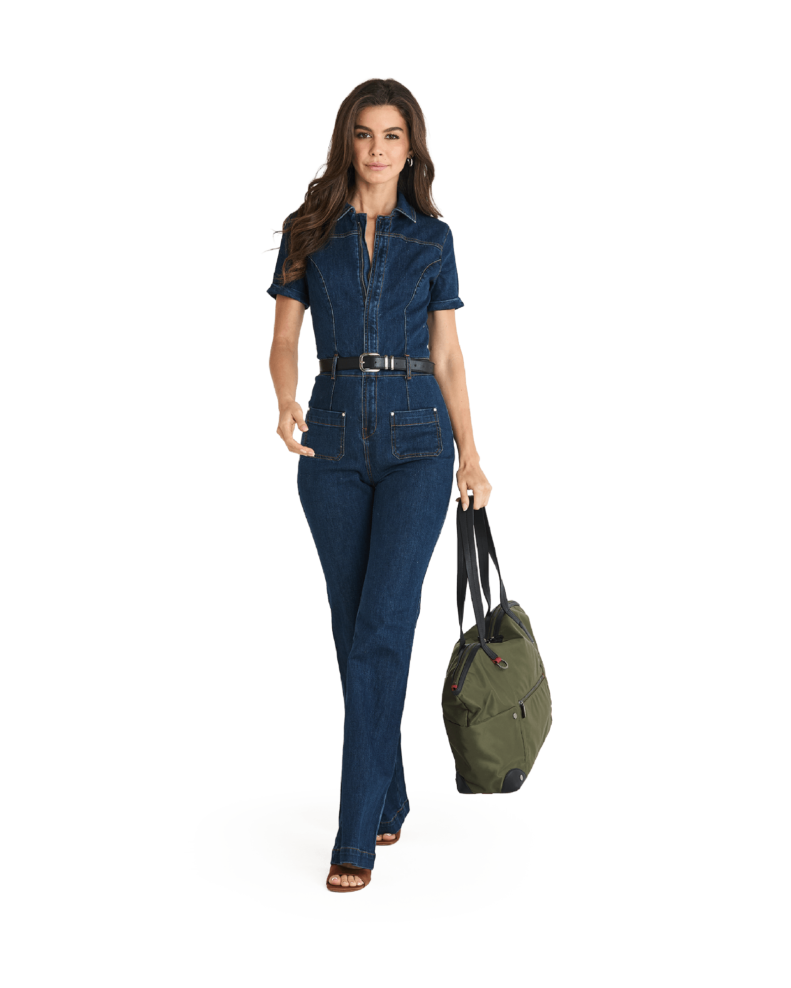 Zoe-Tote-Jade-Nylon-GM-Model-View