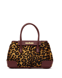Charlotte Tote | Safari Calf Hair/Brushed Gold