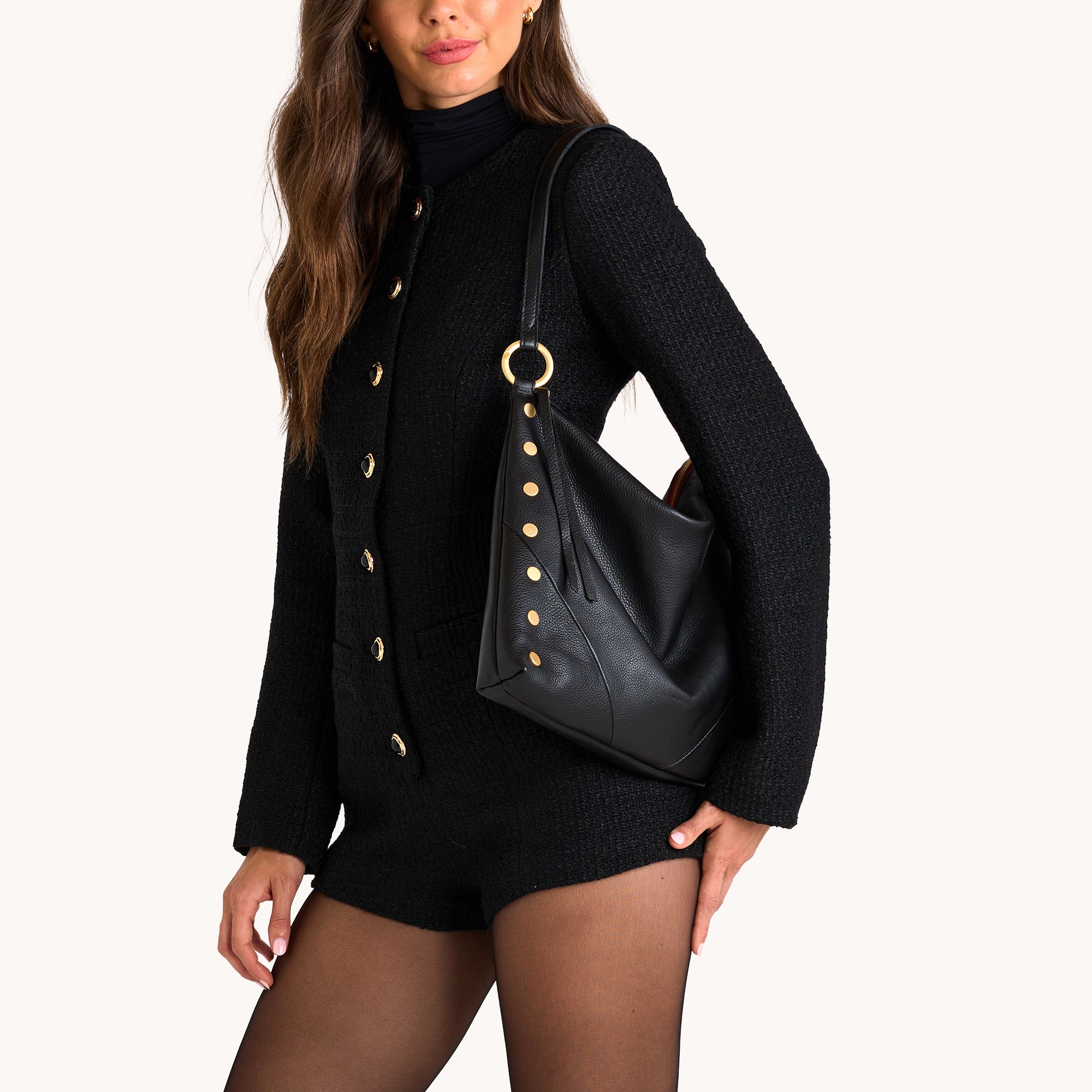 Kyle Large | Soft Leather Shoulder Bag | HAMMITT